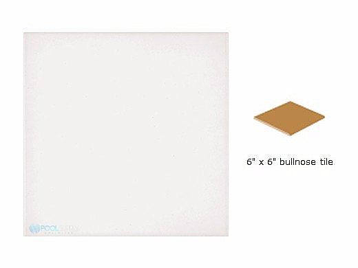 K694 A3602 AQUA 6x6 RADIUS BULLNOSE