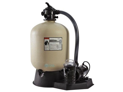 Pentair Sand Dollar SD40 Above Ground Pool Sand Filter System | 19" Filter 1HP Pump | 3' NEMA Cord | 6' Hose Kit | EC-PNSD0040OE1160