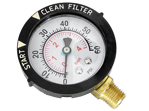 Pentair Pressure Gauge Top Mount with Dirty Filter Indicator | 190058 190058Z