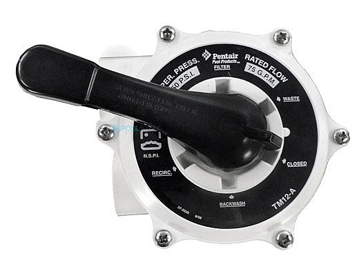 Pentair Tagelus Backwash Valve Kit for Top Mount Sand Filter | 1.5" V-Thread 6" Neck Size | 261124