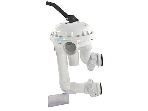 Pentair Hi-Flow Backwash Valve for Side-Mounted Sand and DE Filters | White PVC | 261050