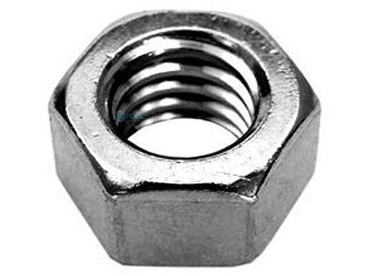 Pentair Brass Nickel Plated Nut 3/8"-16 Hex Head Stainless Steel | 2 Required | 071403