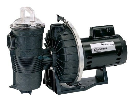 Pentair Challenger High Pressure Standard Efficiency Pool Pump | 115/230V 0.75HP Up Rated | 346203