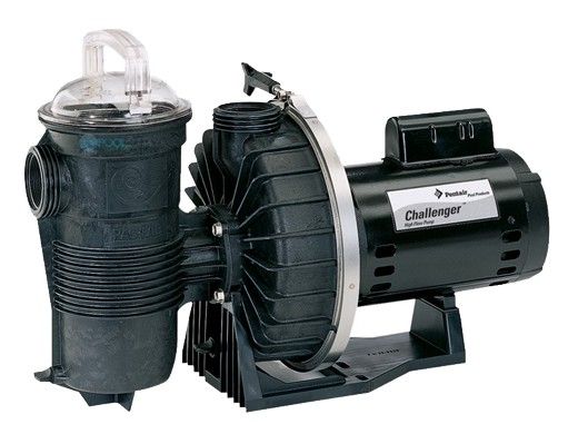 Pentair Challenger High Pressure Standard Efficiency Pool Pump | 230V 3HP Full Rated | 345219