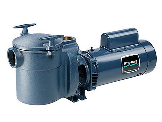 Sta-Rite CF Series 1HP Standard Efficiency Full Rated Bronze Pool Pump with 5" Strainer 115-230V | CFAE-79DL