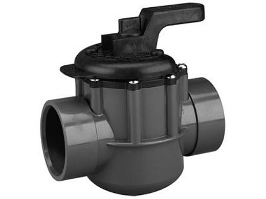 Pentair Lube-Free Diverter Valve 2 Port PVC 2-2.5" | 263029