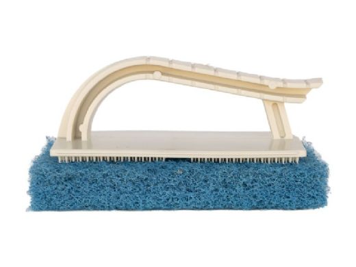 A&B Brush Mr. Scrubber Junior with Pad | Blue Pad | 8511