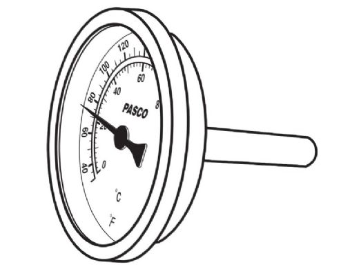 Pasco 1/2-inch Dial Thermometer | 1449