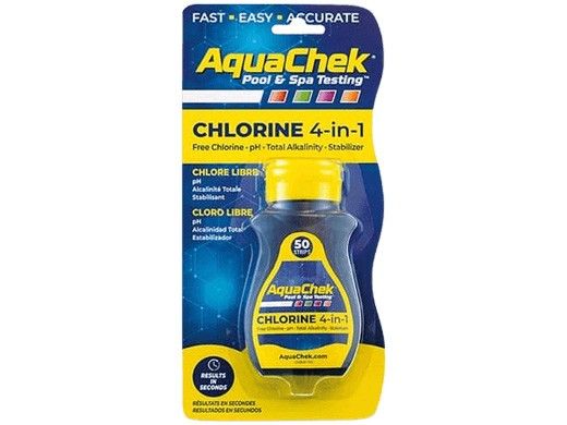 AquaChek Chlorine 4-In-1 Test Strips | 511242A