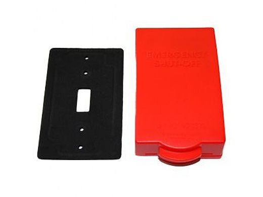 PBS Emergency Shut-Off Swith Cover Plate with Alarm | PBS1002