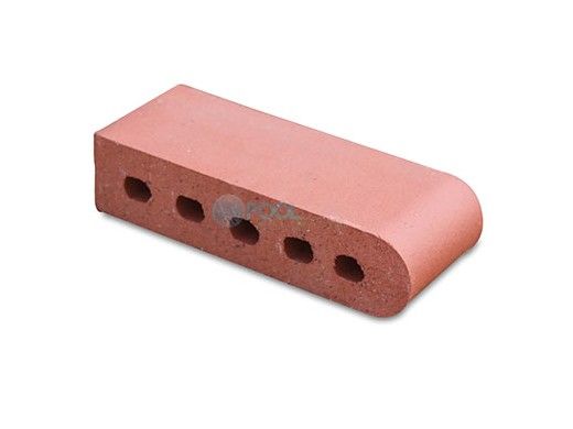 Pacific Clay Cored Bullnose Coping | 12" BKRT Rose Tan | 074501000