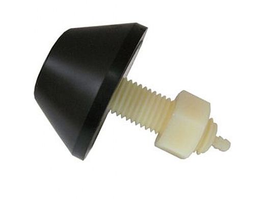 Tri-Delta Air Button Brown 7/8" MNT Air Bulb Type with Stem | MPT-3190 11-1002