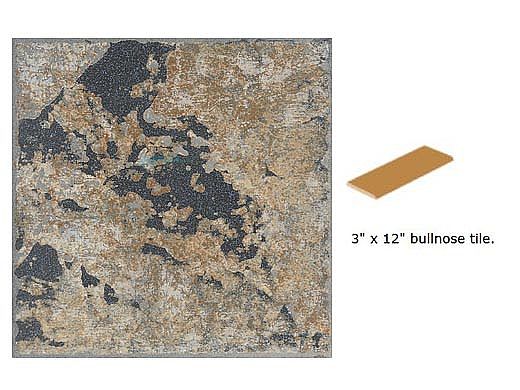 National Pool Tile Verona 3x12 Single Bullnose Pool Tile | Tavora Tan | VR682 SBN