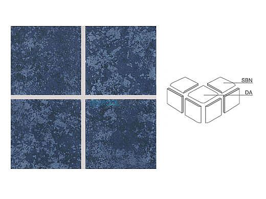 National Pool Tile Dakota Series Pool Tile | Blueberry 3x3 DA | DK350 DA