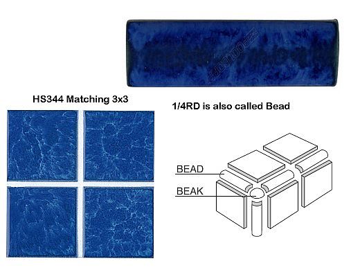HS344 1/4RD LAKE BLUE 1/4RD