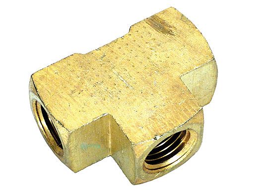 Pentair P30575 Tee 1/4" CFM/CFW Filters | Brass | 071982
