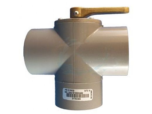 Pentair Ortega 3-Port Valve CPVC 1.5"x2" | 010631