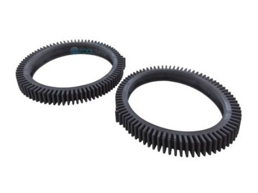 Poolvergnuegen The Pool Cleaner Front Tire Set Black for 2x 4x | 896584000-556