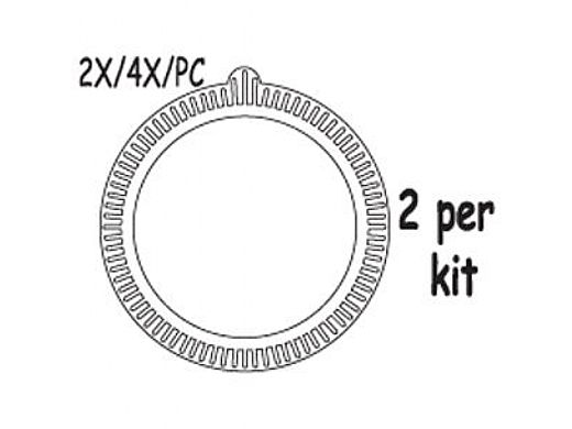 Poolvergnuegen Tire Solid Front W/ Hump 2x4x Tile | 896584000-334