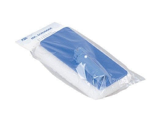 A&B Brush Mr. Scrubber with Pad | White | 8000