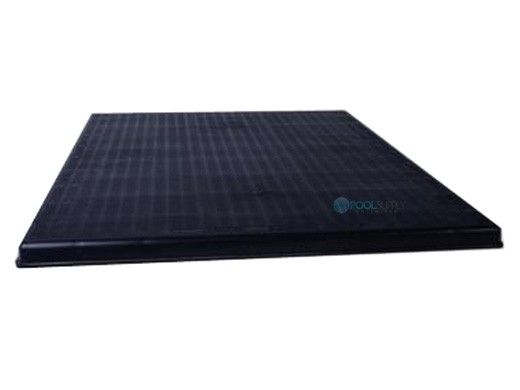 DiversiTech 2" The Black Pad Plastic Equipment Pad | 36"x36"x2" | ACP36362