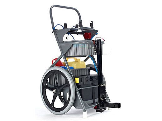 Power Vac Large Service Cart with Trailer Mount | 038-D