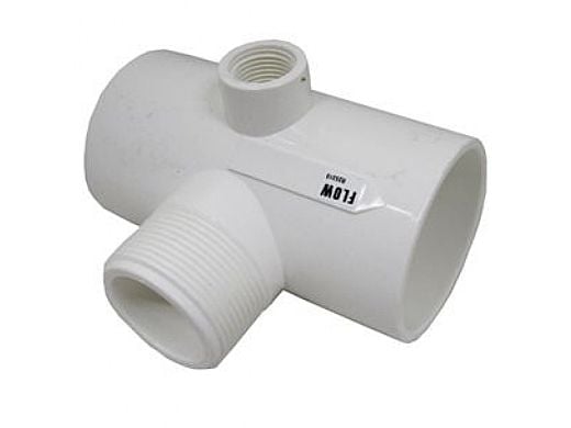 Pentair Chlorinator Diverter Tee 1.5 inch NPT x 2 inch Slip | R172317