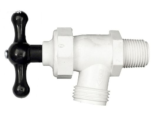 Pentair Rainbow Chlorinator Hose Bib with T-Handle 1/2" PVC | R175009