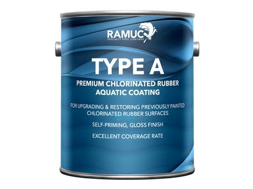 Ramuc Type A Chlorinated Rubber Pool Paint | 1-Gallon | Royal Blue | 902132901