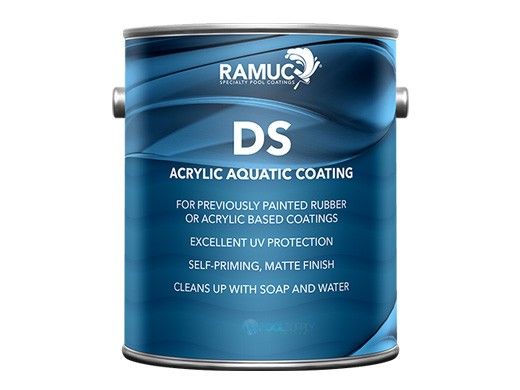 Ramuc DS Water-Based Acrylic Pool Paint | 5-Gallon Pail | White | 910131105