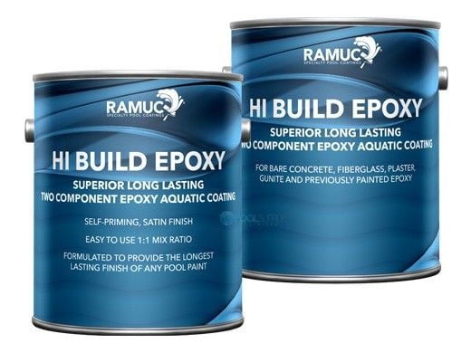 Ramuc Hi-Build Epoxy Premium Pool Paint | 2-Gallon Kit | White | 912231102