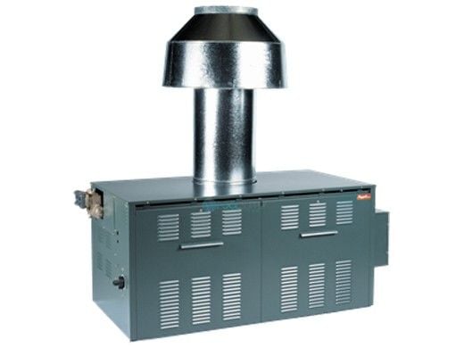 Raypak Raytherm P-1125 #48 Commercial Indoor Swimming Pool Heater with Unitherm Governor | Natural Gas 1,124,700 BTUH | 001347
