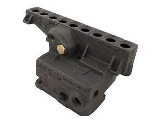 Raypak Cast Iron In Out Header 9-Hole | Gaskets Not Included | 003759F