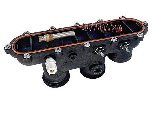 Raypak In/Out Capron Header Complete Assembly with Gasket | 006827F
