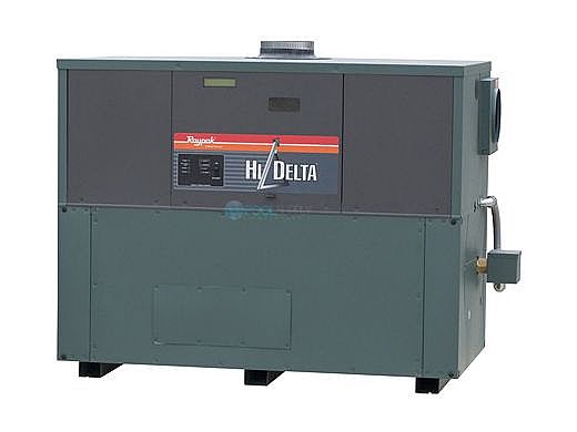 Raypak HI Delta P402B Commercial Indoor-Outdoor Swimming Pool Heater | Natural Gas 399,000 BTUH | 009351