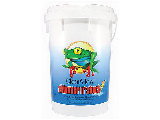 ClearView Shimmer-N Shock Granular Chlorine DiChlor | 25 LB | CVDB025