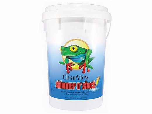 ClearView Shimmer-N Shock Granular Chlorine DiChlor | 50 LB | CVDB050