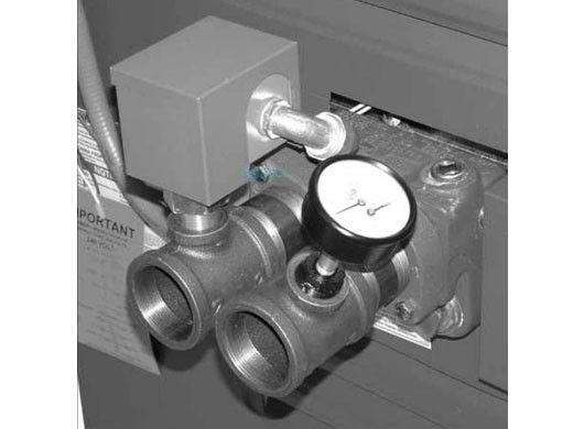 Raypak Texas ASME Compliance Kit | Universal Temperature and Press Gauge Kit with Flow Switch | 013969