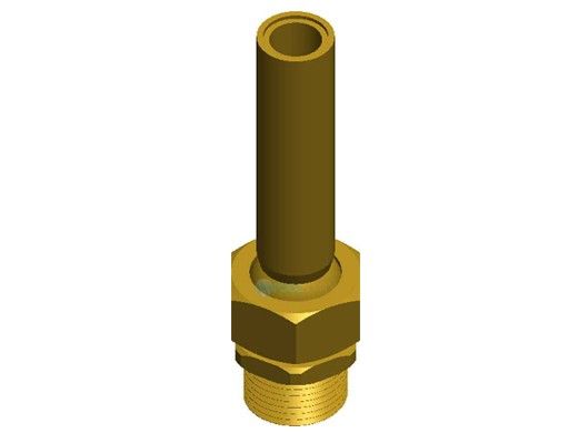 Roman Fountains Precision Jet Assembly 3/4" NPT | 3/8" Orifice | RPJ-375