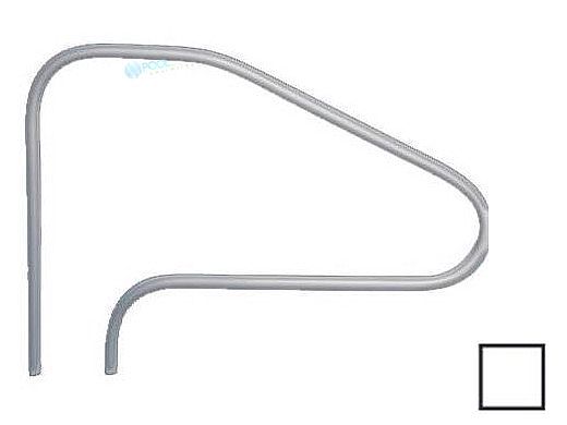 Saftron 4 Bend Grabrail Ret To Deck 48" | White | P-448-RTD-W