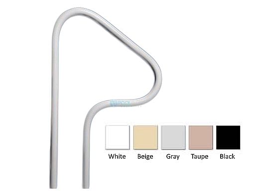 Saftron In-Ground Spa Return to Deck Handrail | .25" Thickness 1.90" OD | 26" W x 42" H | Taupe | S-326-T
