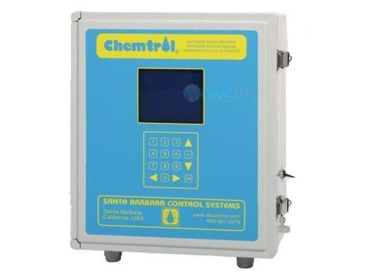 Chemtrol Programmable Controller with PPM Sensor | 110-230V Fiberglass Cabinet | PC5000
