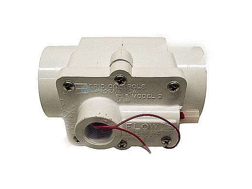 Flow Switch: 1.5" PVC Slip Connection - 1A Grid Model 2 | 5-20-0002 57F12000WHT