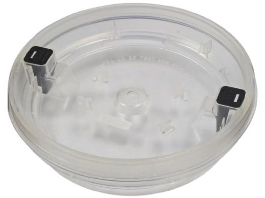 Pour-A-Lid 10" Round Pool Skimmer Cover For New Construction | Frosted | 201 PAL CLEAR