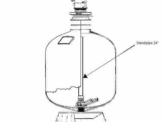 Waterco Standpipe 24" Baker Hydro II | 15B0331
