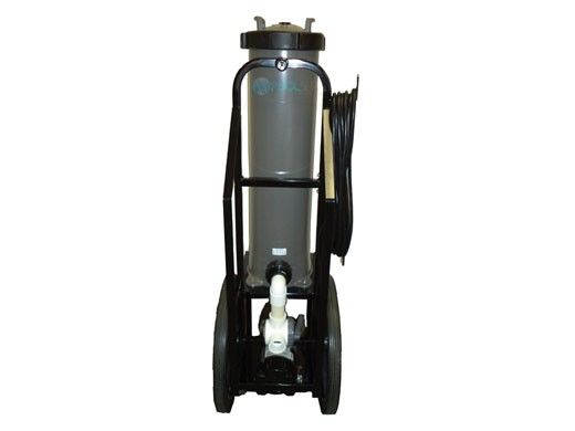 Waterco Ultra-Vac Filtration Portable Cart | 1HP Pump 100 Sq. Ft. MultiCyclone Style Trimline Filter - 30 Micron | 16V1167