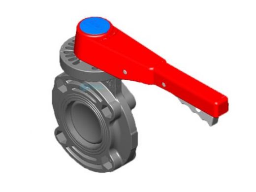 Spears 722313-040 Valve 4" PVC Butterfly EPDM | 722311-040