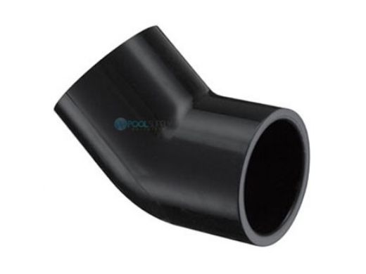 Spears 2" Slip 45^ ELL | Black | 417-020B