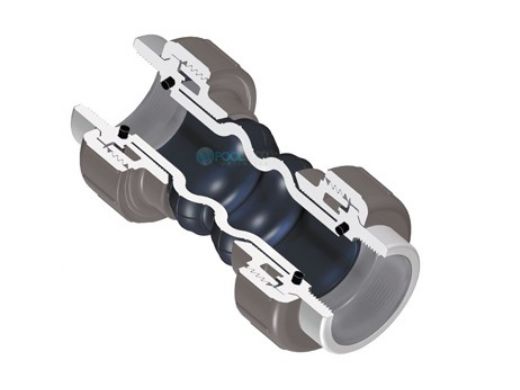 Spears 2" Expansion Joint PVC SR Fipt EPDM | EJ21-020SR