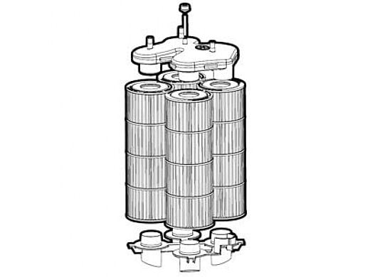 Replacement Cartridge for Hayward Super-Star Clear C3000 and SwimClear C3020 75 Sq Cartridge Filter | CX570XRE FC-1260 C-7477 XLS-709 17509 PC-1260 PA75SV